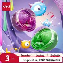 Deli DIY Slime & Crystal Mud 3-Cup Set