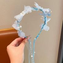 Pressure-Free Fairy Butterfly Headband Kids Floral Hair Hoop  Gift for Toddler Girls