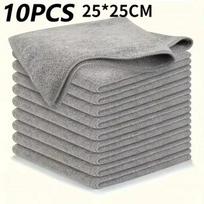5Pcs Thicken Microfiber Cleaning Cloths Bicycle Car Kitchen Clean Towel Absorbent Soft Stain-removing Cloth Reusable Clean Tools