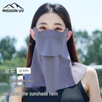 MISSION Women's Ice Silk Full-Face UV Sun Mask