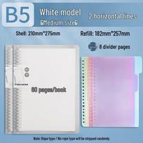 M&G B5 Softcover Loose-Leaf Notebook - 2-Pack
