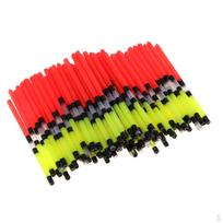100x plastikinės žvejybos plūdės vertikalios plūduras black