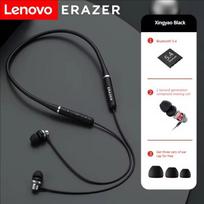 Lenovo ERAZER XE05 MAX Bluetooth ausinės, kaklo juosta, belaidės ausinės, stereo, sportinės, magnetinės ausinės juoda