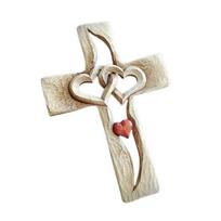 Fashion Carved Wooden Cross Novelty Atsparus įlenkimams Atsparus oro sąlygoms