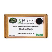 Bless International Black Salt for Wiccan Protection Rituals and Spells 1 Ounce (Pack of 1)