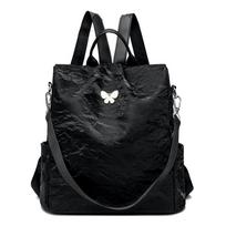 Multi-functional Backpack Simple All-in-one Waterproof Anti-theft Bag Large Capacity Nylon Schoolbag