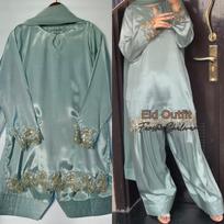 Indian Pakistani Designer Salwar Kameez Bollywood Beautiful Farshi Salwar Suit VEL-2214 A L-40