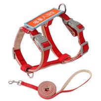Travel Cat Harness and Leash-Adjustable Escape Proof Cat Harness & Leash for Cats Puppy-H-Style Cat Harness for Outdoor Walking S raudona