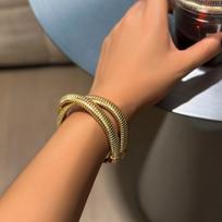 Exaggerated snake bone line African collar choker multi-layer metal geometric collarbone necklace Iron