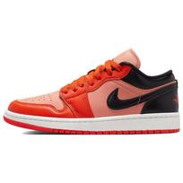 Air Jordan 1 Low SE Rush Orange Black Women Sneakers Crimson-Bliss Sail DM3379-600 38.5