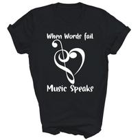 Musical Notes Symbol Musicians Music Bb Life Unisex Shirt Gift 4XL