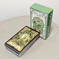 Green Trace Tarot - Story-Driven Deck 10.3*6cm, Mystical Divination, Spiritual Guidance 78 Pcs Tarot Cards Based on RWS