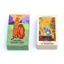 Neoteric Feminine Tarot Cards Modern Borderless Tarot Deck Board Game Oracle Card Funny Delicate Party Supplies for Family Party