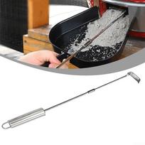Stainless Steel Wood Burning Grill Ash Rake BBQ Soot Cleaning Tool For Kamado Joe Charcoal Grill One Size