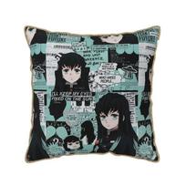 Cute Anime Muichiro Tokito Velvet Throw Pillow Cover 18x18 Inches Soft Cozy Pillow Case for Sofa Couch Bedroom Home Car Decor 40cmx40cm