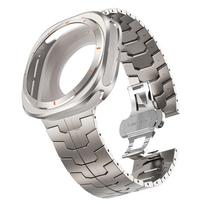 Stainless Steel Band+Case for Samsung Galaxy Watch 7 Ultra 47mm No Gaps Wristband Metal Bracelet for GALAXY Watch 7 47MM Correa Galaxy Ultra 47mm&NO BOX