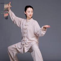 Renwu Cotton Linen Tai Chi & Martial Arts Uniform Set Custom Size