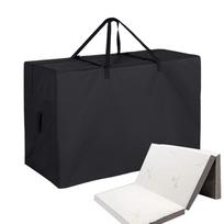 Foldable Mattress Storage Bag Portable Heavy Duty Tri-Fold Guest Bed Pouch Carry Case For Trifold Memory Foam Mattress 104.5x71.5x46cm