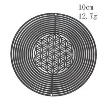 10Cm Flower Of Life Wind Spinner Concentric Circles 3D Rotating Wind Chimes Hanging Pendant Chakra Meditation Garden Yard Decor Quality