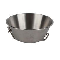 Camping Folding Bowl Stainless Steel Multipurpose Portable Foldable Bowl for Picnic BBQ 300ml Camping Folding Bowl