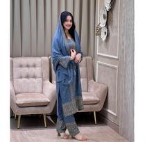 Indian Designer Party Wear Faux Georgette Salwar Suit Women Bollywood Salwar Kameez Set M
