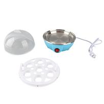 Egg Cooker 7 Egg Capacity Hard Boiled Egg Cooker Anti-dry Electric Egg Boiler with 40mL Measuring Cup Steam Vegetables Steam Egg