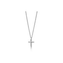 Tiffany Hollow Silver Cross Necklace Men necklaces 21344273 Silver,F