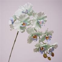 9 Heads Artificial Butterfly Orchid Iron Wire Inner Lining Real Touch Fake Phalaenopsis Multi Color 98cm