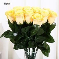 10 Heads Real Happy Flower 10 Colors Photography Photo Gift Natural Simulated Rose Mini Rose Flowers Decorative Home Decorative