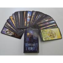 Deluxe English Tarot Witch Game Deck With Intricate Designs And Color Box Witches