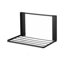 Metal Magnetic Folding Storage Rack Heavy Duty Space Saving Washing Machine Shelf No Punching Collapsible