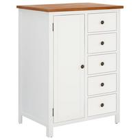 vidaXL Drabužių spinta, 76x52x105cm, ąžuolo medienos masyvas