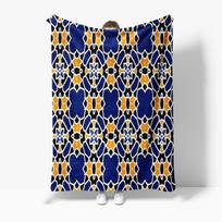 Luxurious Velvet Moroccan Style Rug Geometric Pattern Blanket Decorative Throw Sofa Bed Cover Cushion Home Decor 75cm x 90cm