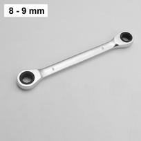 Double Head Ring Ratchet Wrench 8/9/10/11/12/13/14/15/16/17/18/19/22/24/27mm Chrome Vanadium Steel Ratchet Spanner Repair Tool