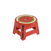 Portable Foldable Step Stool Thickened Plastic Folding Stool Lightweight Compact Design for Indoor Outdoor Use with Easy Carry Handle S