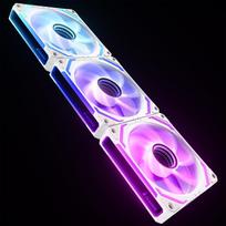 AsiaHorse COSMIQ ARGB PC Fan 120mm 3-Piece Reverse (Intake) [Linked] [Silent FDB Bearing] RGB Case Fan 4Pin PWM 5V 3Pin ARGB 2000RPMAirflow