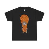Meme Cat Drumstick Graphic Boxy Unisex T-Shirt M