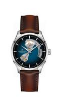 HAMILTON Official Jazzmaster Open Heart Auto 40mm Analog Blue Dial H32675540 Watch [Authorized Import] [Hamilton] Watch, Warranty, Men's