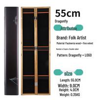Folk Artist Multifunctional Paulownia Wood Float Box - Large Capacity, Pressure & Drop Resistant, Portable (55/65/75cm)