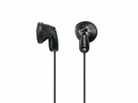 SONY Earbud Style Headphones Black MDR-E9LP - juoda