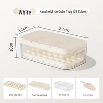 Press-Type Ice Cube Maker & Storage Box didelė spalva