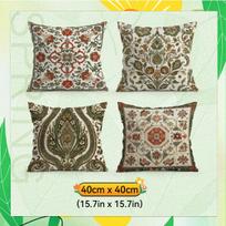 4pcs/set Bohemian mandala pinstripe  Cushions Pillowcase Polyester Cushion Cover Throw Pillow Pillowcover Home Car Sofa Decor 4PCS