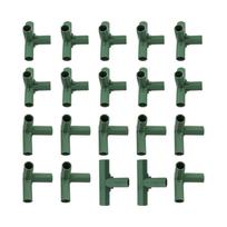 For Climbing Plants Four-Way Connectors Greenhouse Frame Connectors Greenhouse Setup 20 Pieces Robust Structure For Greenhouse China Mainland