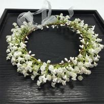 Photo Props Hair Ornament Flower Hairband Head Wreath Bride Corolla Headwear Fabric Flower Crown Babysbreath