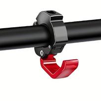 1pc of Black/Red Electric Bike, Bicycle, Motorcycle-Specific Hook, No-Drill Bicycle Pedal, Multifunctional Universal Front Hook for Motorcycle Helmets