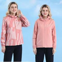 Women's Reversible Spring/Autumn Hooded Windbreaker Jacket for Mountaineering