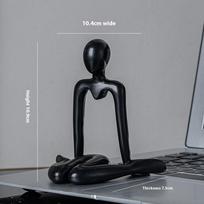 Thinker Statue Collectible Resin Abstract Art Sculpture Desktop Ornaments Christmas Gifts Home Decor For Office Study Shelf./
