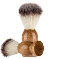 Luxurious Pure Badger Hair Shaving Brush Wood Handle Cosmetic Tool Razor Brushes Barber Accessory Mustache Brush Men