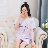 Little Rabbit Print Women's Loungewear Dress 175/105