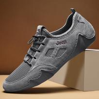 Jeep Men's Breathable Retro Casual Lace-Up Sneakers EU 39